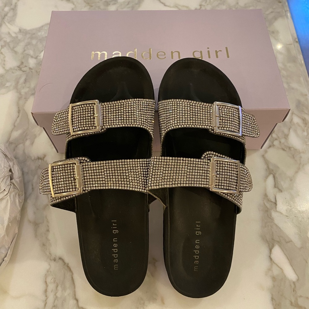 Madden Girl Rhinestone Sandals - BNIB!
